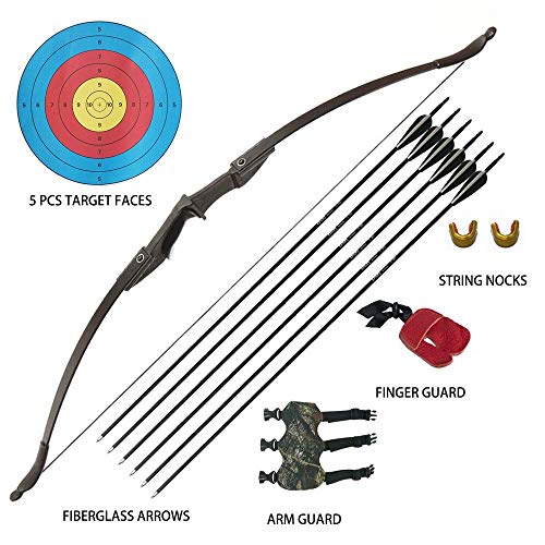 Tongtu Archery Recurve Bow and Arrow Set for Adults Beginners 30 4...