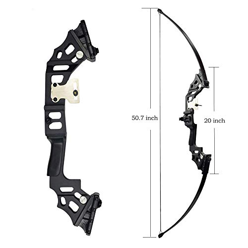 Tongtu Takedown Recurve Bow and Arrows for Adults Set 30 40 lbs Al...