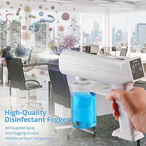 4800mAh Disinfectant Fogger, Nano Steam Rechargeable, 300ML Ha...