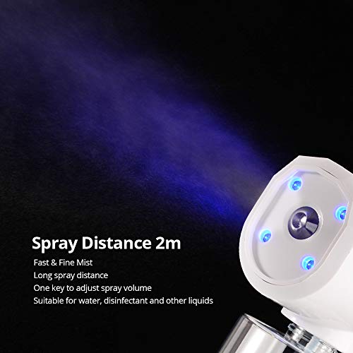 4800mAh Disinfectant Fogger, Nano Steam Rechargeable, 300ML Ha...