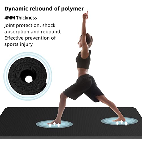 Large Exercise Mat 7x3.2 ,Exercise Equipment Mat,Treadmill Mat, ...