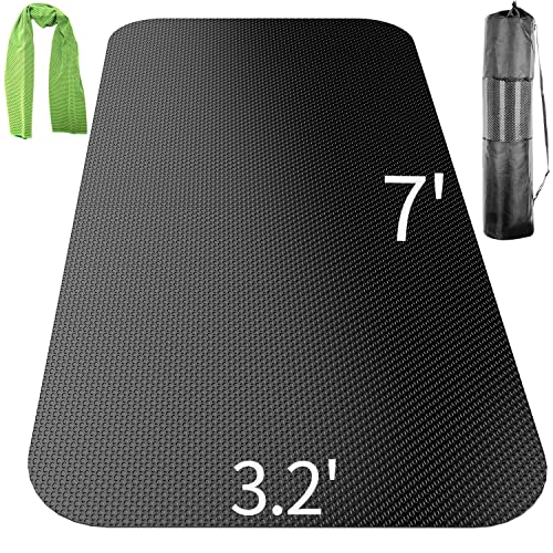 Large Exercise Mat 7x3.2 ,Exercise Equipment Mat,Treadmill Mat, ...