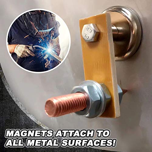 Tonsee Magnetic Welding Ground Clamp Small Magnetic Welding Ground...