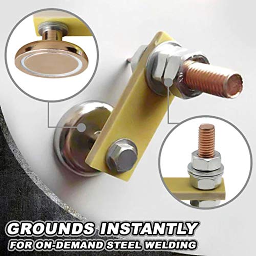 Tonsee Magnetic Welding Ground Clamp Small Magnetic Welding Ground...