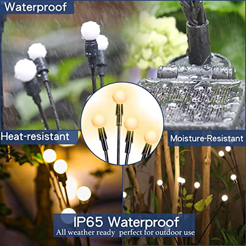 TONULAX Solar Garden Lights - New Upgraded Solar Swaying Light, Sw...
