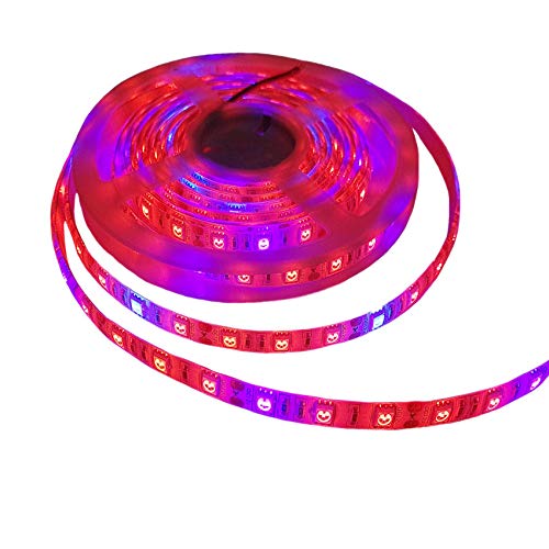 Toogod 16.4ft/5m 5050 Waterproof LED Strip Plant Growing Light Red...