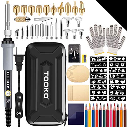 96pcs Wood Burning Kit, Professional Wood Burner Pen Tool, Creativ...