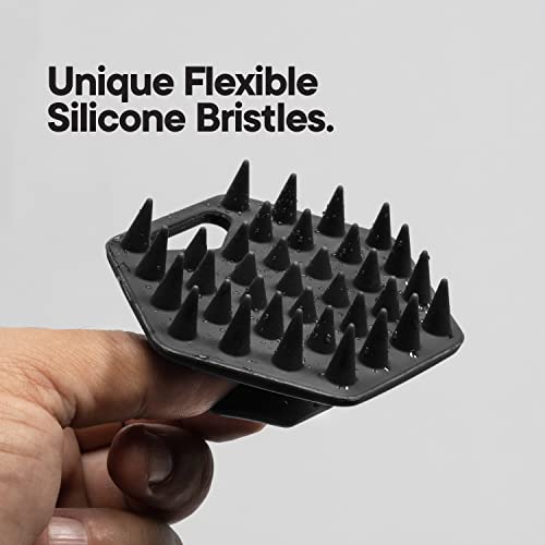 Tooletries - Beard Scrubber - Silicone Facial Hair Exfoliator & Br...