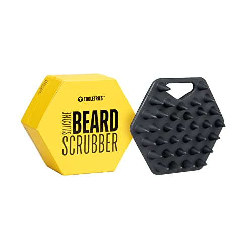 Tooletries - Beard Scrubber - Silicone Facial Hair Exfoliator & Br...