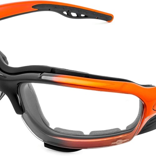ToolFreak Recka Safety Glasses and Goggles Combo, Rated to ANSI z87.1-2015, Accessories Included