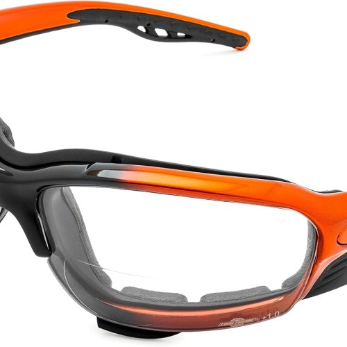 ToolFreak Recka Safety Glasses and Goggles Combo, Rated to ANSI z87.1-2015, Accessories Included