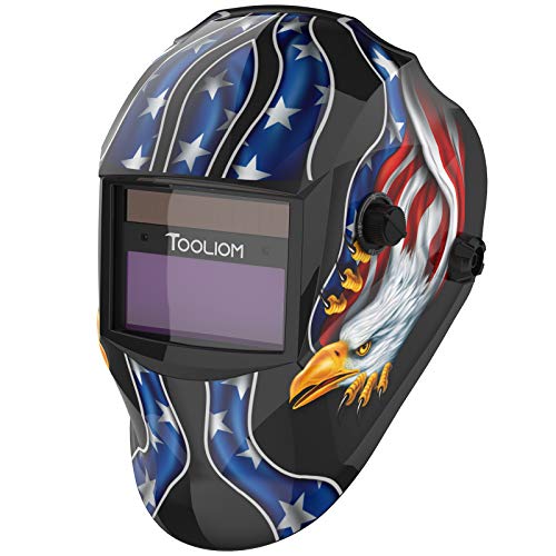 TOOLIOM Auto Darkening Welding Helmet True Color Solar Powered Wel...