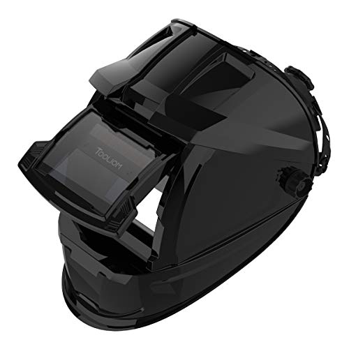 TOOLIOM Flip Up Welding Helmet 3.64 x 1.67 inch Auto Darkening Cla...