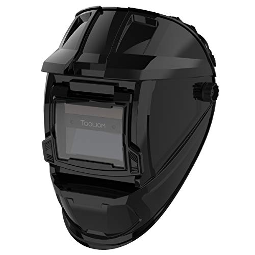 TOOLIOM Flip Up Welding Helmet 3.64 x 1.67 inch Auto Darkening Cla...