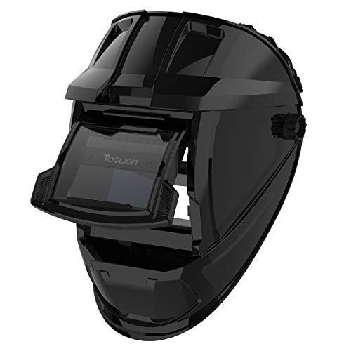 TOOLIOM Flip Up Welding Helmet 3.64 x 1.67 inch Auto Darkening Cla...