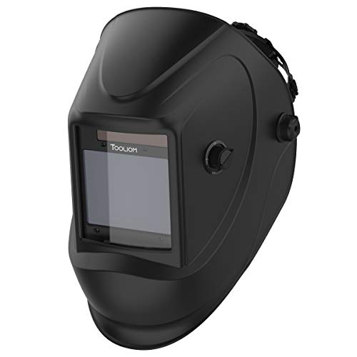 TOOLIOM Welding Helmet, True Color Auto Darkening 1/1/1/2 Large Vi...