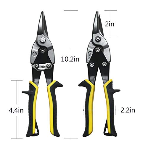 Aviation Snip Set 3 Pack Cutters - Left, Right and Straight Cuttin...