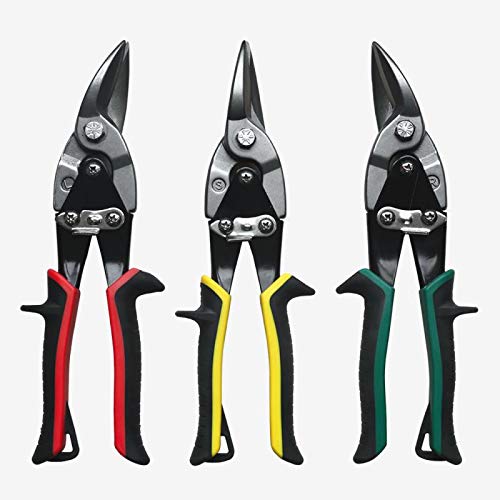 Aviation Snip Set 3 Pack Cutters - Left, Right and Straight Cuttin...