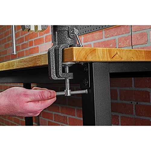 Toolsmith 2-1/2 2 Jaw Clamp-on Vise Swivels and Rotates 360 Degr...