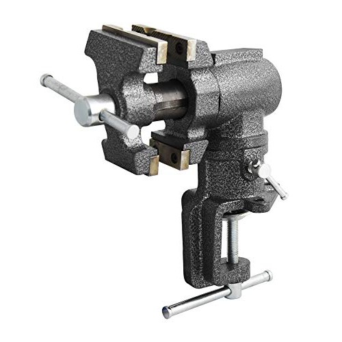 Toolsmith 2-1/2 2 Jaw Clamp-on Vise Swivels and Rotates 360 Degr...