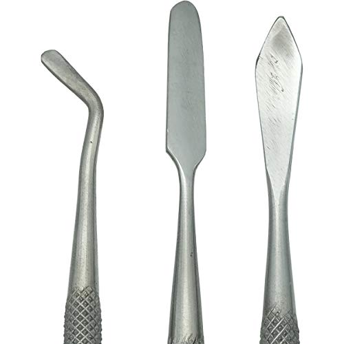ToolUSA 12 Piece Set Of Stainless Steel Spatulas And Picks With Do...