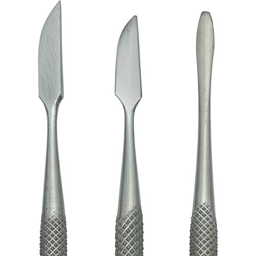 ToolUSA 12 Piece Set Of Stainless Steel Spatulas And Picks With Do...