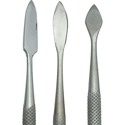 ToolUSA 12 Piece Set Of Stainless Steel Spatulas And Picks With Do...