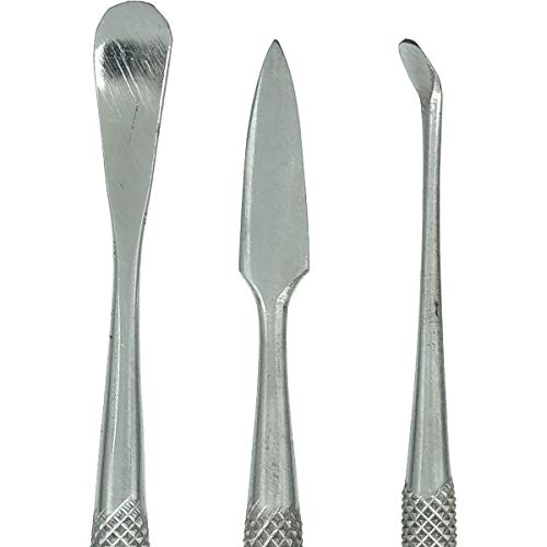 ToolUSA 12 Piece Set Of Stainless Steel Spatulas And Picks With Do...