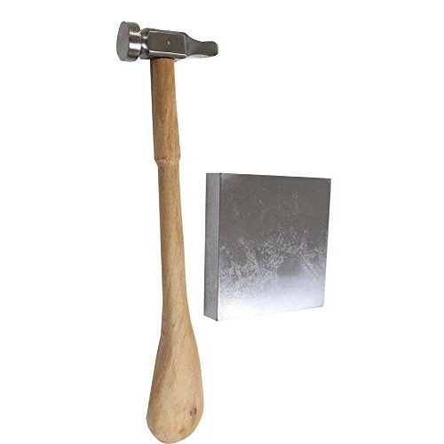 ToolUSA Premium Steel Block with Chasing Hammer: KIT-TJ9804A