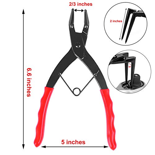 Internal Master Cylinder Snap Ring Pliers Heavy Duty 90 Degree Lon...