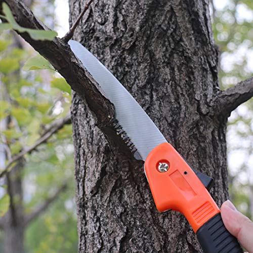 TOOLZYZ Folding Hand Saw for Tree Pruning