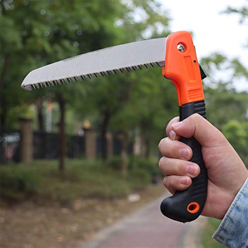 TOOLZYZ Folding Hand Saw for Tree Pruning