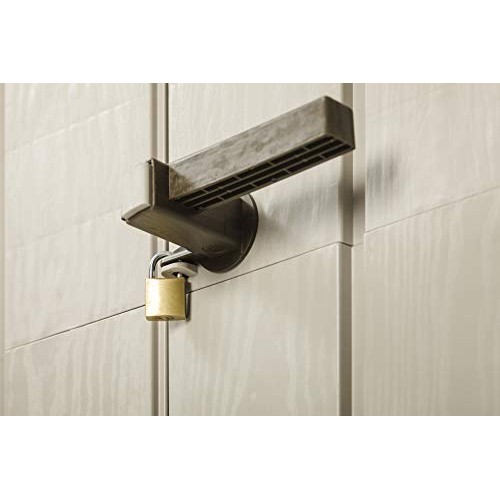 Toomax 76 Cu. Ft. Heavy Duty Weather Resistant Lockable Outdoor Ga...