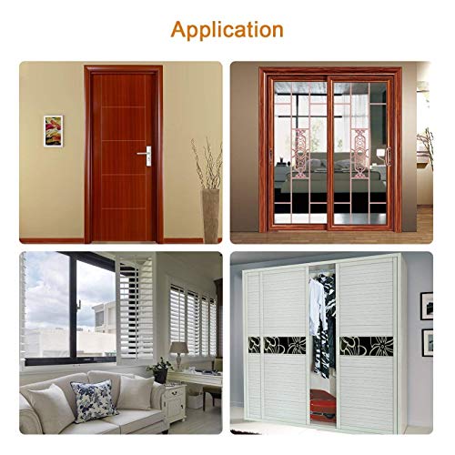 Tooperze Weather Stripping for Door,Self Adhesive Brush Window Sea...