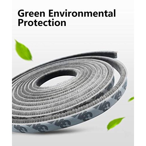 Tooperze Weather Stripping for Door,Self Adhesive Brush Window Sea...