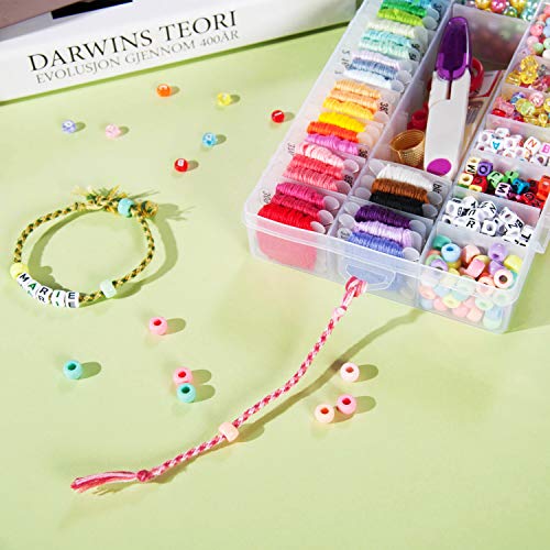 Toopify Friendship Bracelet Making Kit, 30 Colors Embroidery Floss...