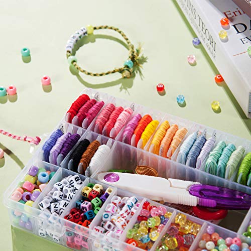 Toopify Friendship Bracelet Making Kit, 30 Colors Embroidery Floss...