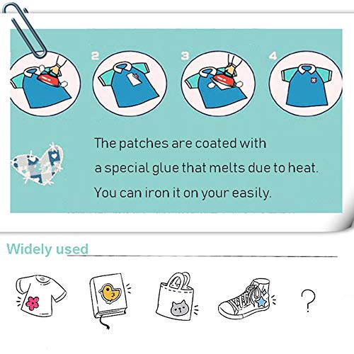 9pcs Multicolor Panda Iron on Patches Embroidered Motif Applique A...