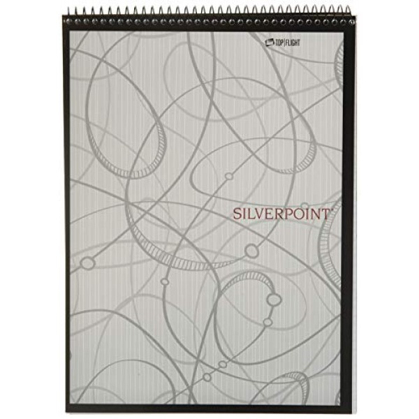 Silverpoint Top Wire Pad, Heavy Back, Quadrille Rule, 8.5 x 11.75 ...