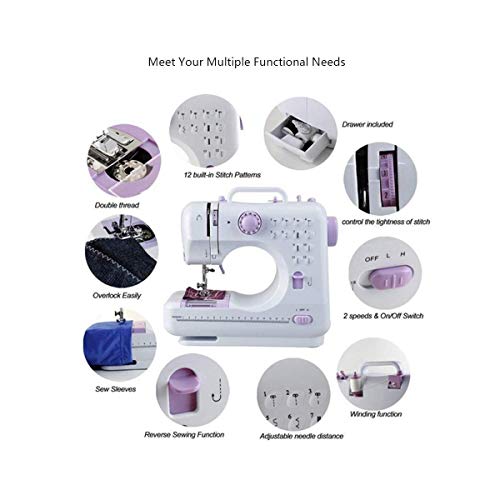 Top-spring Household Beginner Sewing Machine, Mini Multi-Function ...