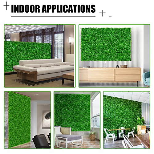 Topdeep 24PCS Boxwood Panels, 24x16 Artificial Boxwood Hedge Pan...