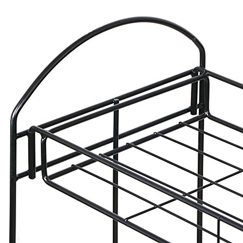 Topeakmart 2-Tier Metal Plant Stand Outdoor/Indoor Flower Stand Ra...
