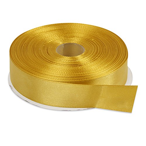 Topenca Supplies 1 Inch x 50 Yards Double Face Solid Satin Ribbon ...