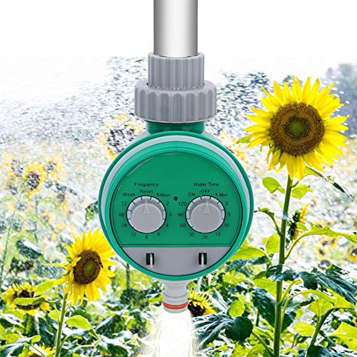 TOPINCN Electronic Water Timer Waterproof Garden Irrigation Automa...