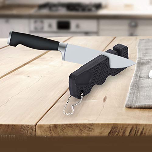 TOPINCN Knife Sharpener Mini Pocket Portable Outdoor Camping Hikin...