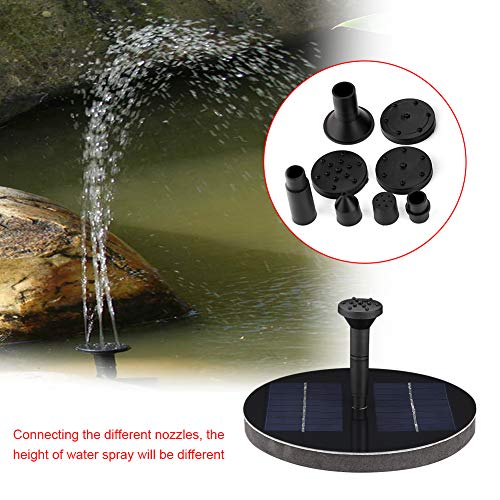 TOPINCN Solar Floating Fountain Pump Solar Power Water Pump for Po...