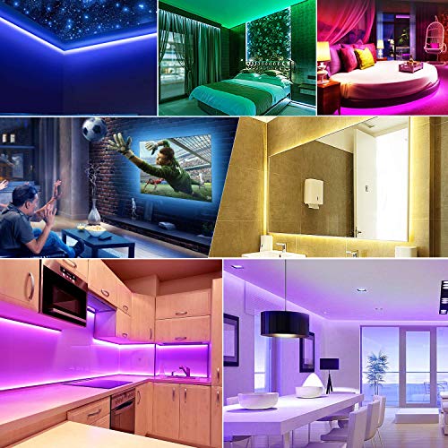 USB LED Strip Light Kit,Topled Light 4 Pre-Cut Strips & 3 Wire Mo...