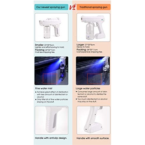 TOPNIU Electric Spray Fogger, Portable Mini Spray 350ml Disinf...