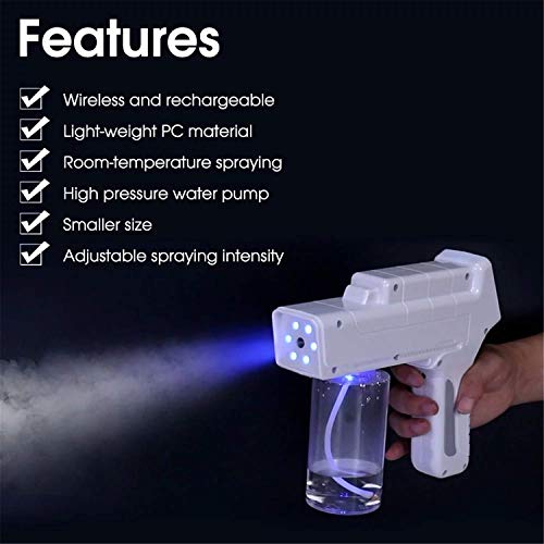 TOPNIU Electric Spray Fogger, Portable Mini Spray 350ml Disinf...