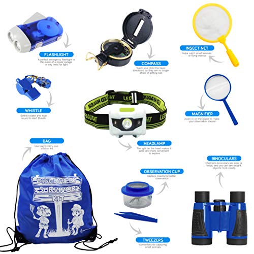 Kids Camping Gear & Outdoor Exploration Set, adventure toy & Explo...